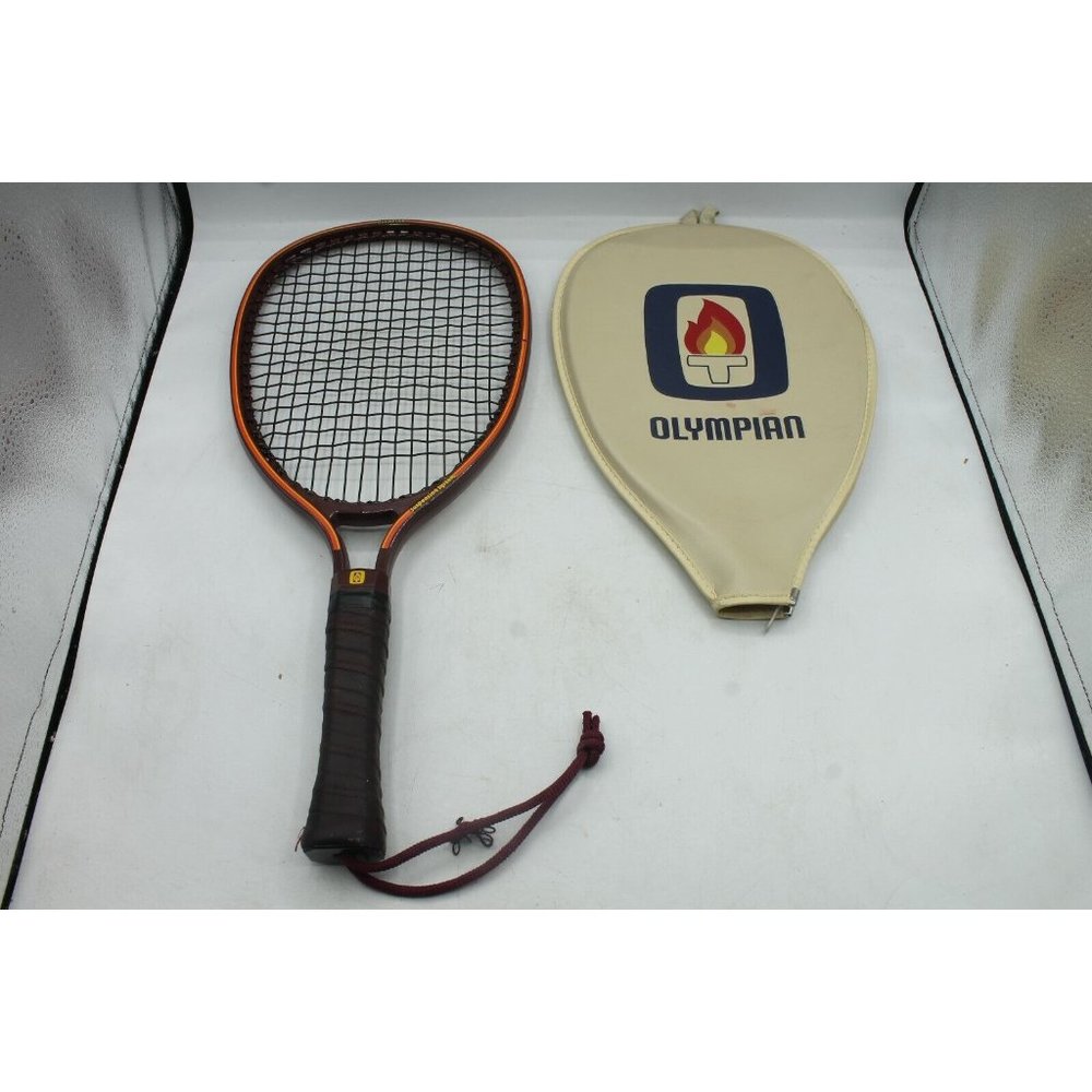 Vtg Olympian Suspension System Racquetball Racquet W/Cover